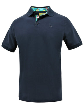 Spongebob Squarepants Mens Polo Shirt Top - Navy