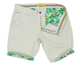 SpongeBob SquarePants Mens Hawaiian Shorts - Grey (Summer) - Grey