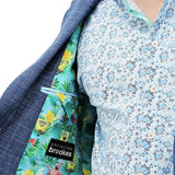 Mens SpongeBob Squarepants Sports Suit Jacket Hawaiian - Blue