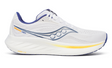 Saucony Mens Ride 18 Sneakers Shoes Runners in White/Azurite - US 12