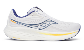 Saucony Mens Ride 18 Sneakers Shoes Runners in White/Azurite - US 12