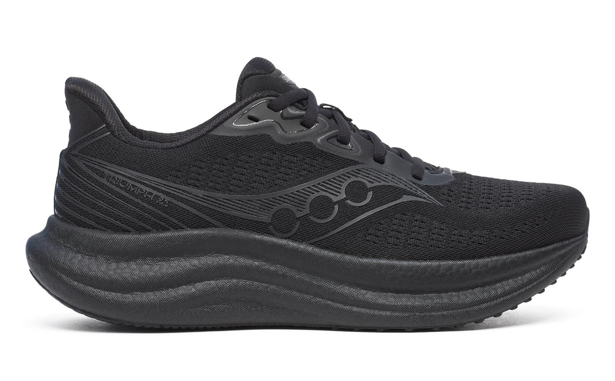Saucony Triumph 23 Mens Running Shoes - Triple Black (Sneakers/Runners)