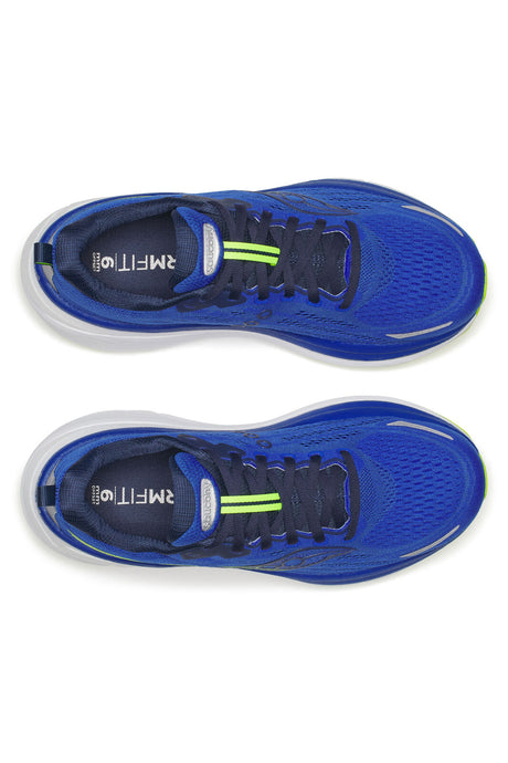 Saucony Mens Hurricane 25 Sneakers Running Shoes Runners in Lapis/Citron