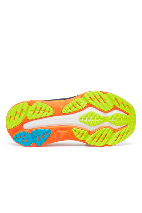 Saucony Mens Hurricane 25 Sneakers Runners Running Shoes in Shadow/Vizi