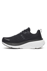 Saucony Hurricane 25 Mens Wide Running Shoes - Black/White (Sneakers/Runners)