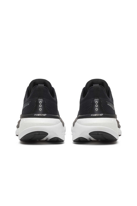 Saucony Hurricane 25 Mens Wide Running Shoes - Black/White (Sneakers/Runners)