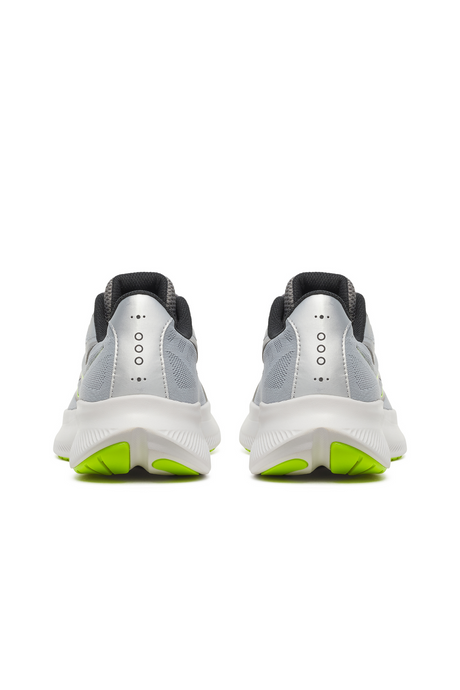 Saucony Cohesion 18 Mens Running Shoes - Silver/Citron (Sneakers/Runners)