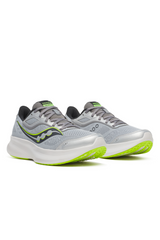 Saucony Cohesion 18 Mens Running Shoes - Silver/Citron (Sneakers/Runners)