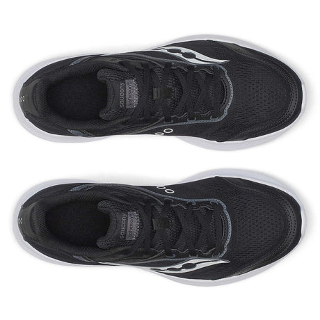 Saucony Mens Cohesion 18 Wide Running Shoes Sneakers Runners - Black/White