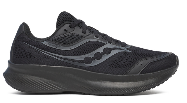Saucony Cohesion 18 Mens Wide Running Shoes - Triple Black (Sneakers/Runners)