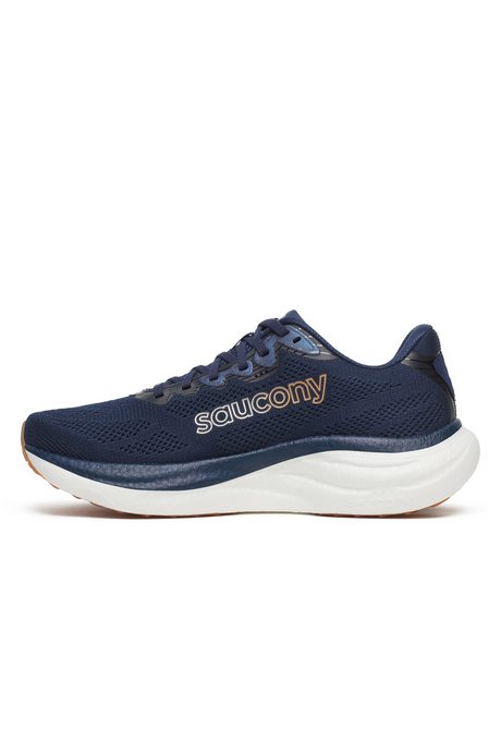 Saucony Ride 19 Mens Running Shoes - Navy/Gum (Sneakers/Runners)