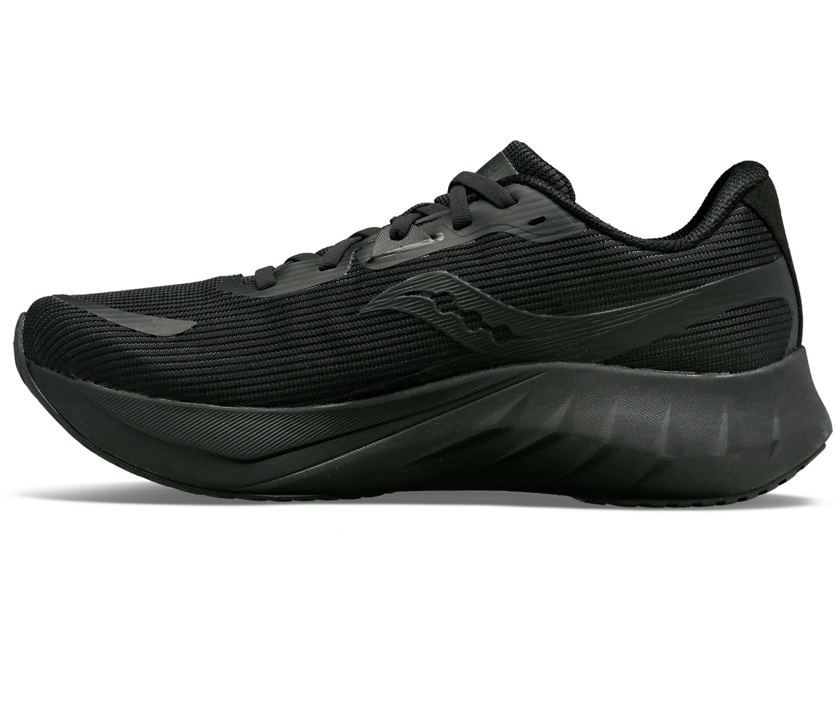 Saucony Mens Tide 2 Sneakers Runners Running Shoes in Triple Black