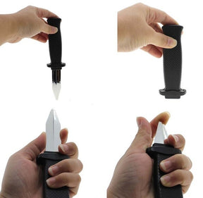 Disappearing Fake Knife Trick - Retractable Blade Prank Prop (Novelty Stage Toy)