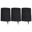 3x Portwest Waist Safety Apron with Large Pocket Pack - Black