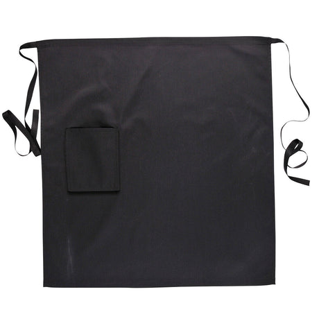 6x Portwest Waist Safety Apron with Large Pocket Bulk Pack - Black