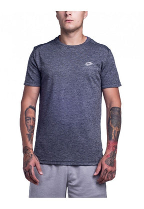 Lotto Bryan V Mens Sports T-Shirt - Black/Blue (PL Training)