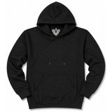 Mens 100% Cotton Hoodie - Black (Fleece Jumper/Pullover/Sweatshirt)