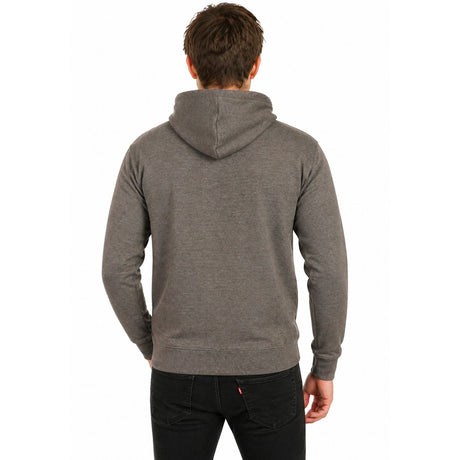 Mens 100% Cotton Hoodie - Charcoal Grey (Fleece Jumper/Pullover/Sweatshirt)