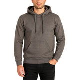 Mens 100% Cotton Hoodie - Charcoal Grey (Fleece Jumper/Pullover/Sweatshirt)