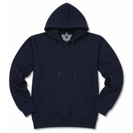 Mens 100% Cotton Hoodie - Navy (Fleece Jumper/Pullover/Sweatshirt)