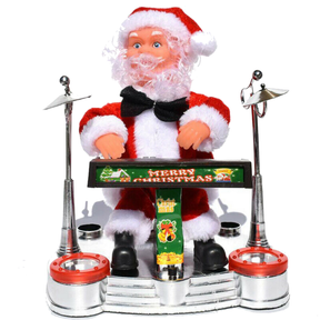 Musical Electric Santa Claus Piano Playing Ornament - Xmas Gift/Decoration