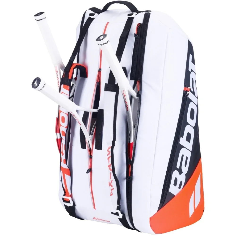 Babolat Pure Strike 12 Racquet Tennis Bag - White/Black/Red