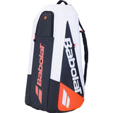 Babolat Pure Strike 6 Racquet Tennis Bag - White/Black/Red (Racket Case)