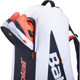 Babolat Pure Strike 6 Racquet Tennis Bag - White/Black/Red (Racket Case)
