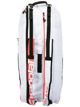 Babolat Pure Strike 6 Racquet Tennis Bag - White/Black/Red (Racket Case)