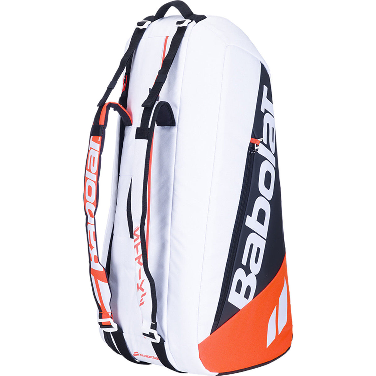 Babolat Pure Strike 6 Racquet Tennis Bag - White/Black/Red (Racket Case)