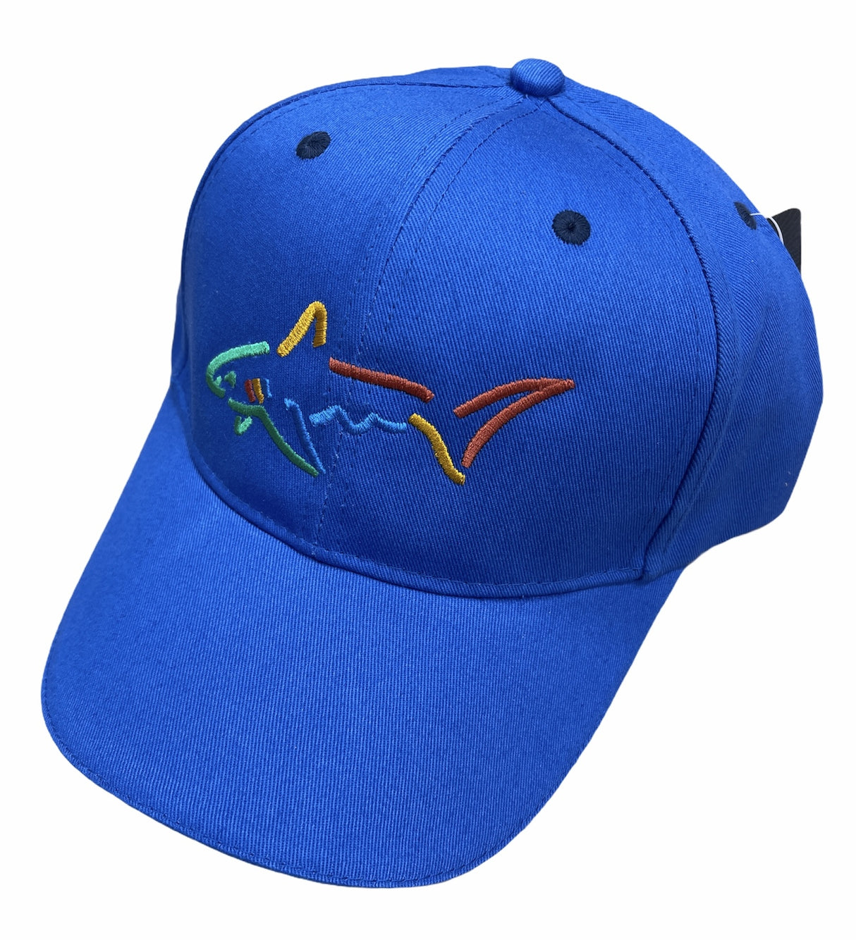 GREG NORMAN Cotton Golf Baseball Cap Hat Adjustable - Blue (One Size)