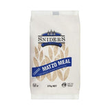 Sniders 375g COARSE Matzo Meal - Kosher Crushed Matzah Breadcrumbs & Binder for Cooking