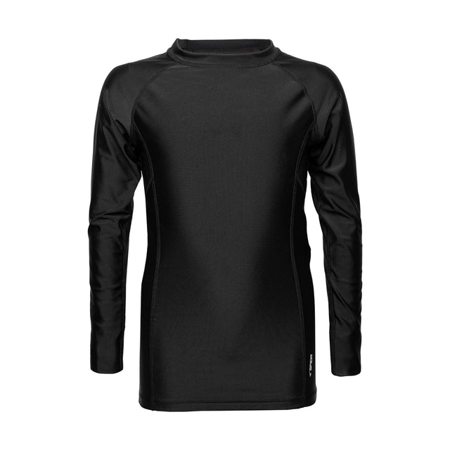 Sfida Boys Compression Base Layer Sports Long Sleeve Shirt in Black - 16