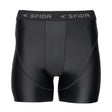 Sfida Mens Compression 1/4 Quarter Shorts - Black (Sports Base Layer)