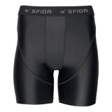 Sfida Mens Compression Half Shorts - Black (Sports Base Layer)