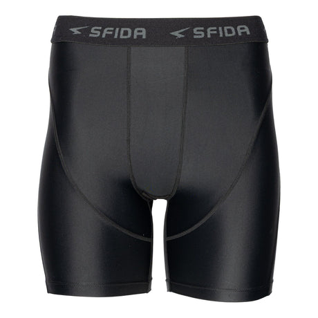 Sfida Mens Compression Half Shorts - Black (Sports Base Layer)