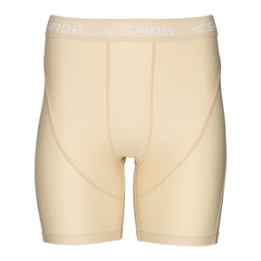 Sfida Mens Compression Half Shorts - Beige (Sports Base Layer)