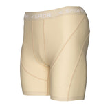 Sfida Mens Compression Half Shorts - Beige (Sports Base Layer)