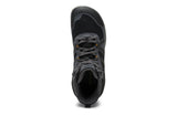Xero Mens Scrambler Mid II Barefoot Hiking Boots - Black/Asphalt (Zero Drop)