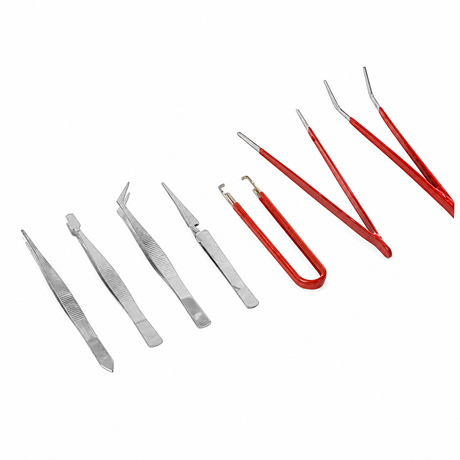 7pcs Precision Tweezers Set - Computer, Electrical & Watch Repair Maintenance