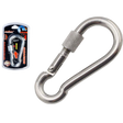 90mm Stainless Steel CARABINER Clip Hook Lockable Mountain Climbing