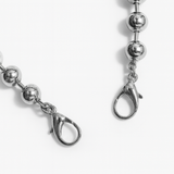 Silver Ball Chain Shoe Charms for Dr. Martens Boots