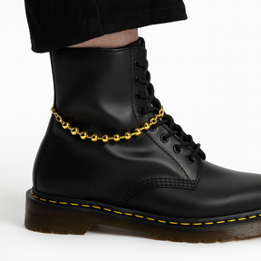 Shoe Charms for Dr. Martens Boots Ball Chain in Gold