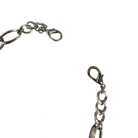 2pcs Shoe Charms for Dr. Martens Boots Spikey Chain in Silver
