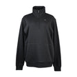 Sfida Sebastian Mens Zip Neck Sweatshirt - Black (Fleece Pullover Jumper) - BLACK