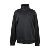 Sfida Sebastian Mens Zip Neck Sweatshirt - Black (Fleece Pullover Jumper) - BLACK