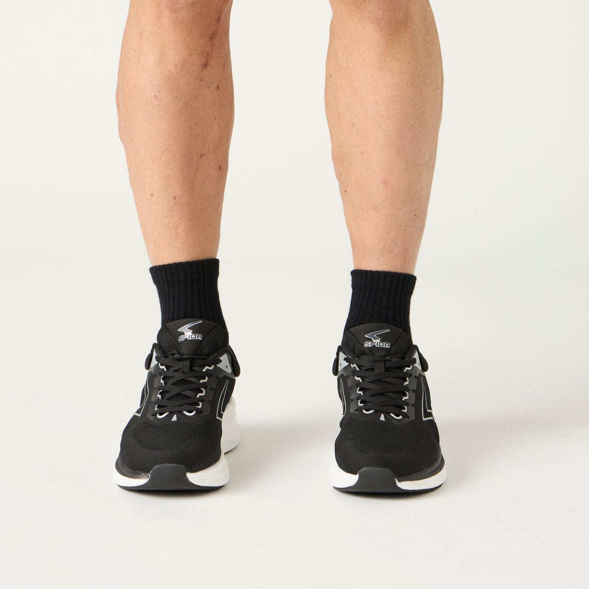 SFIDA Mens Bolster Hyper Lite Sneakers Runners Shoes in Black