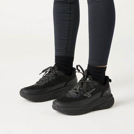 SFIDA Womens Drift Hyper Lite Runners Sneakers Runners Shoes in Black/Black