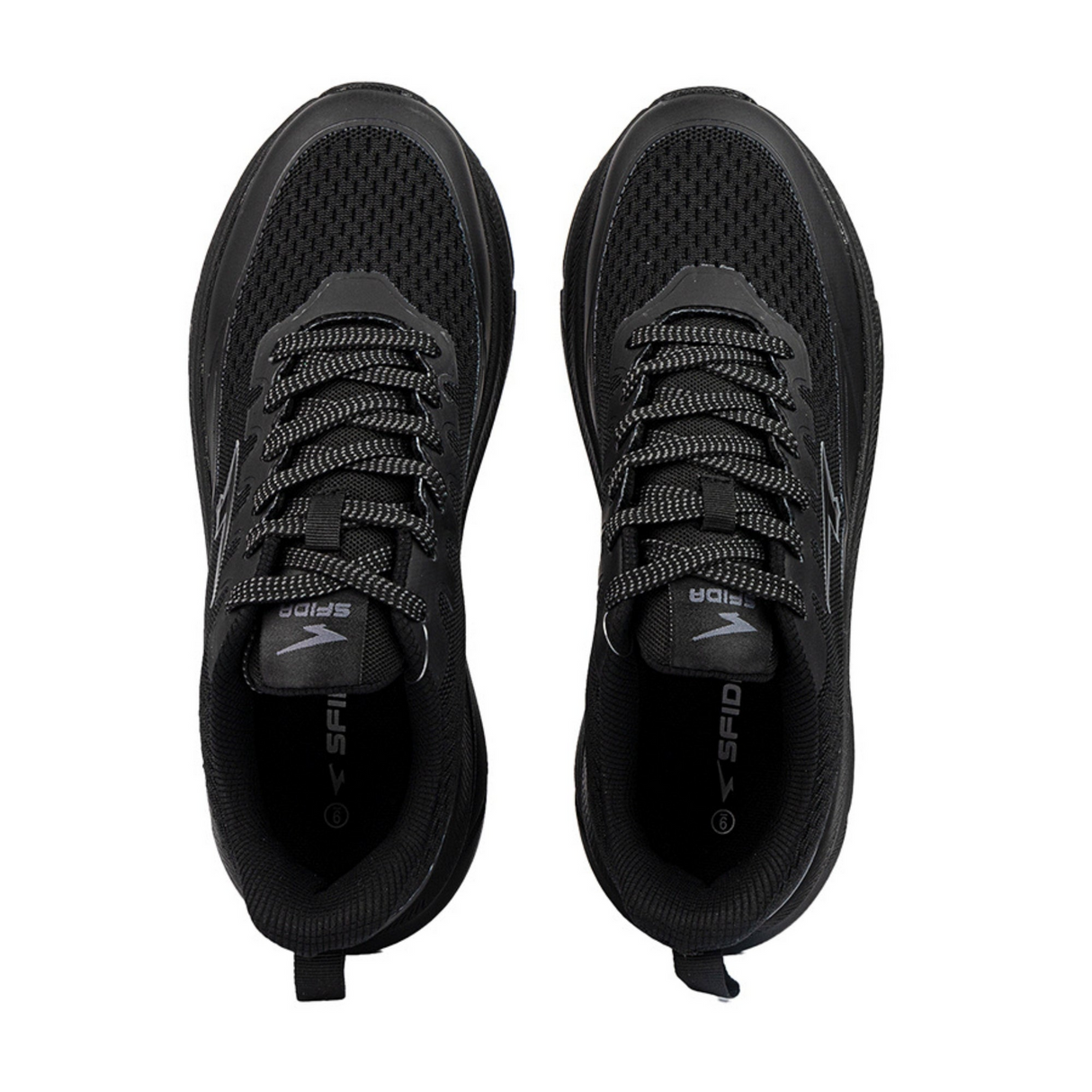 SFIDA Womens Drift Hyper Lite Runners Sneakers Runners Shoes in Black/Black