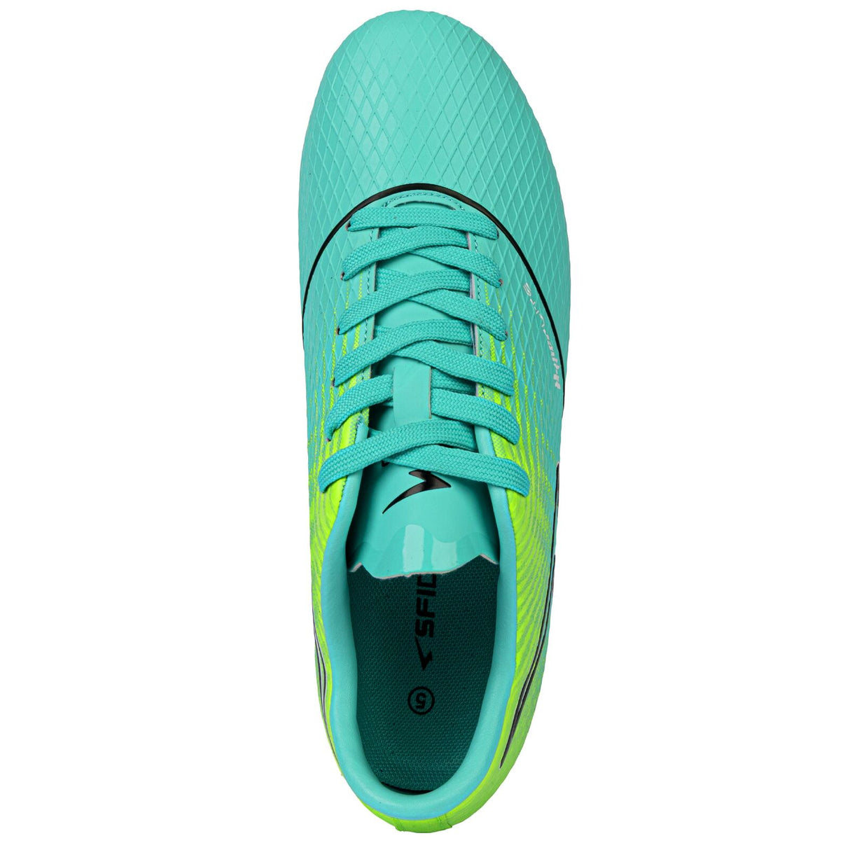 Sfida Equaliser Junior Football Soccer Boots - Aqua/Lime (Childrens/ Kids)